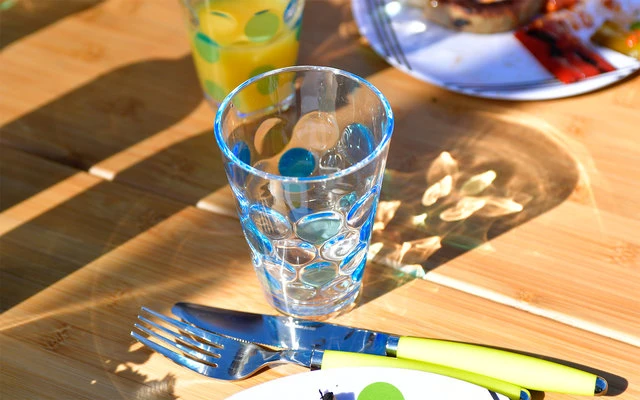 Berger Plastic Bubbles Glass, Set Of 2 1 Berger Plastic Bubbles Glass, Set Of 2