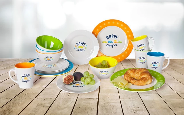Berger Happy Camper Melamine Tableware Set 16 Pcs 1 Berger Happy Camper Melamine Tableware Set 16 Pcs