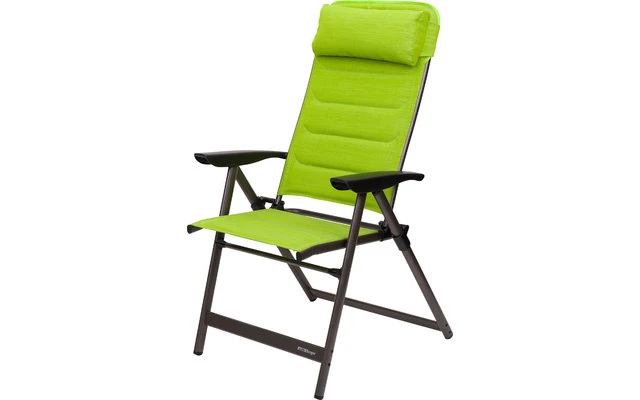 Berger Slimline Folding Chair & Leg Rest Set Green 3 Berger Slimline Folding Chair & Leg Rest Set Green - Image 3
