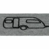 Berger Door Mat Derby Flock Caravan Camper 50x25